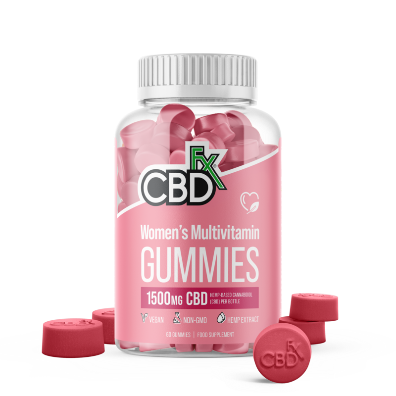 CBDfx Women's Multivitamin Gummies 1500mg CBD 60's