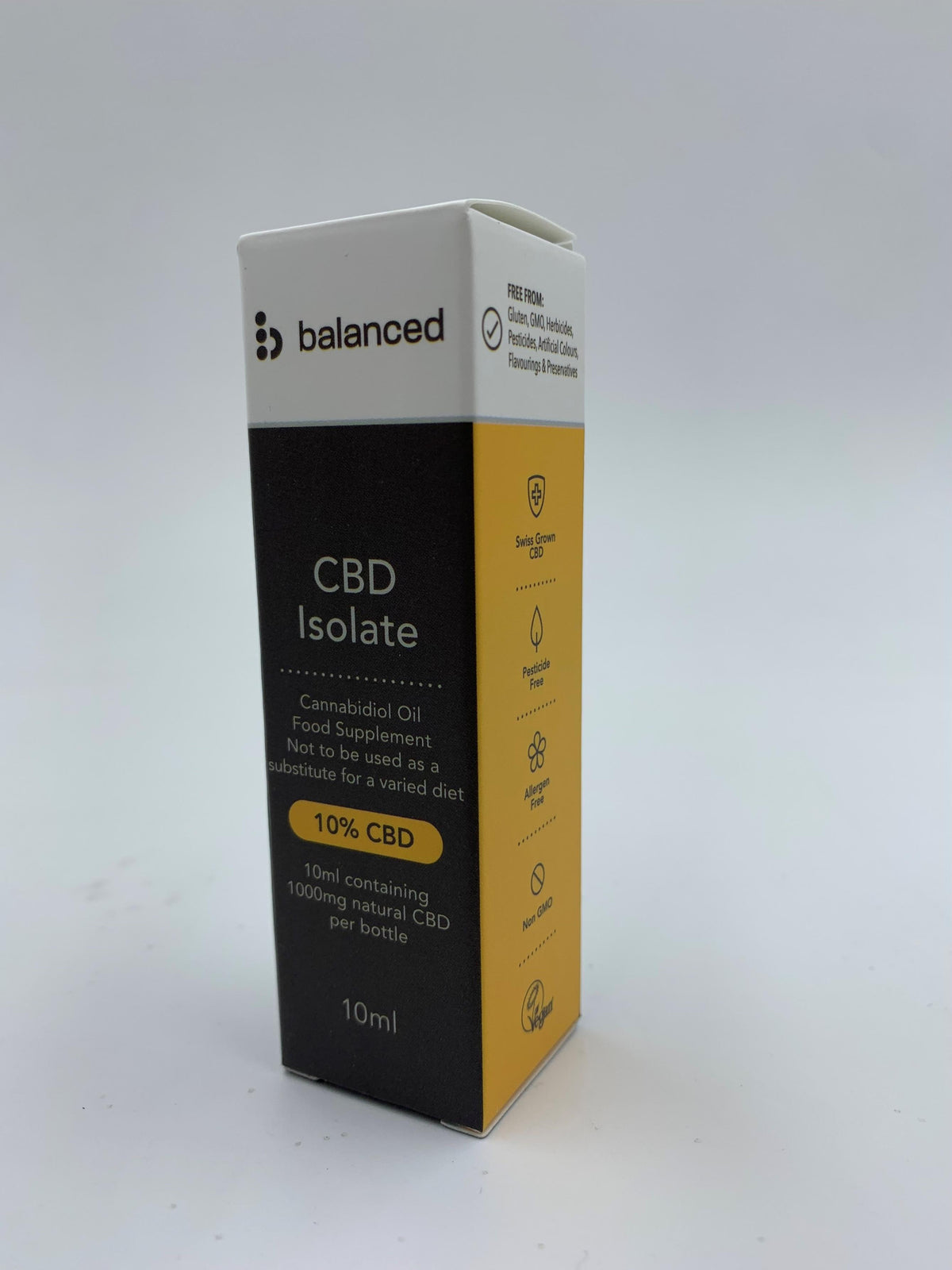 Balanced CBD Isolate 10% 1000mg 10ml